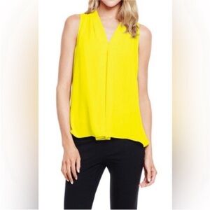 VINCE CAMUTO CHIFFON SLEEVELESS BLOUSE SIZE XL